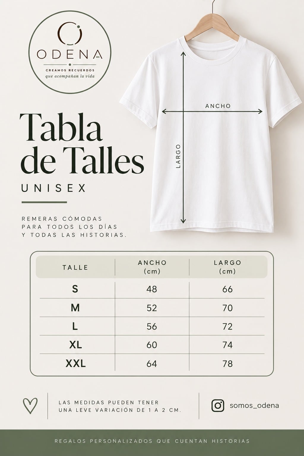 Tabla de talles